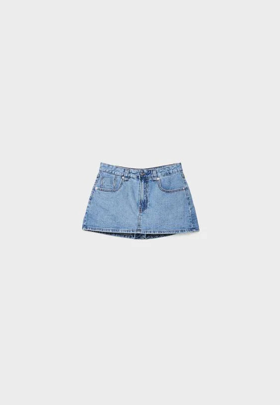 DENIM SKORT