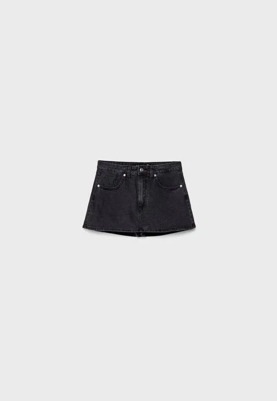 DENIM SKORT