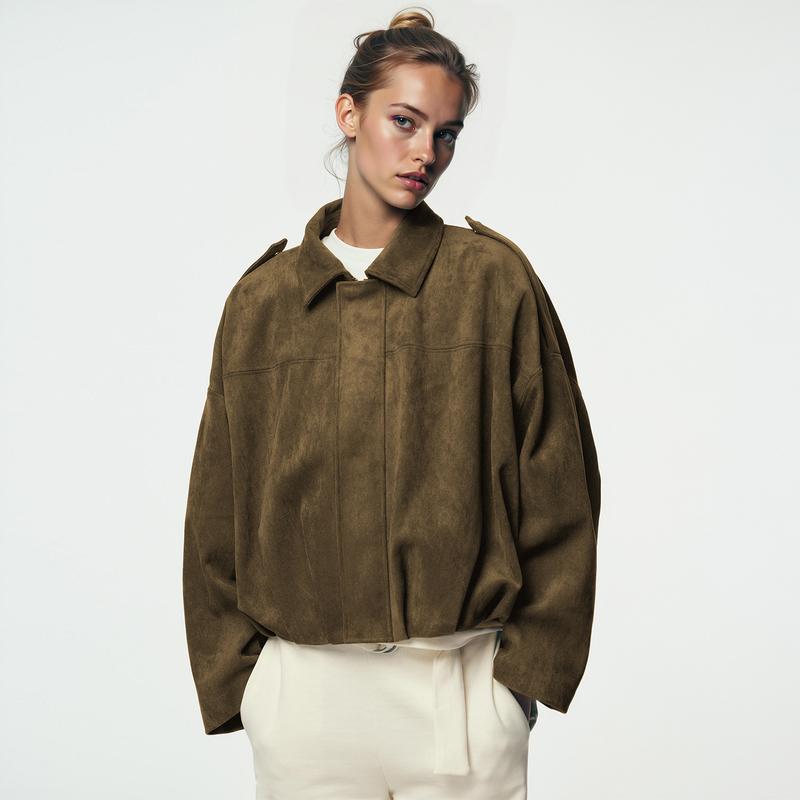 SUEDE BOMBER JACKET