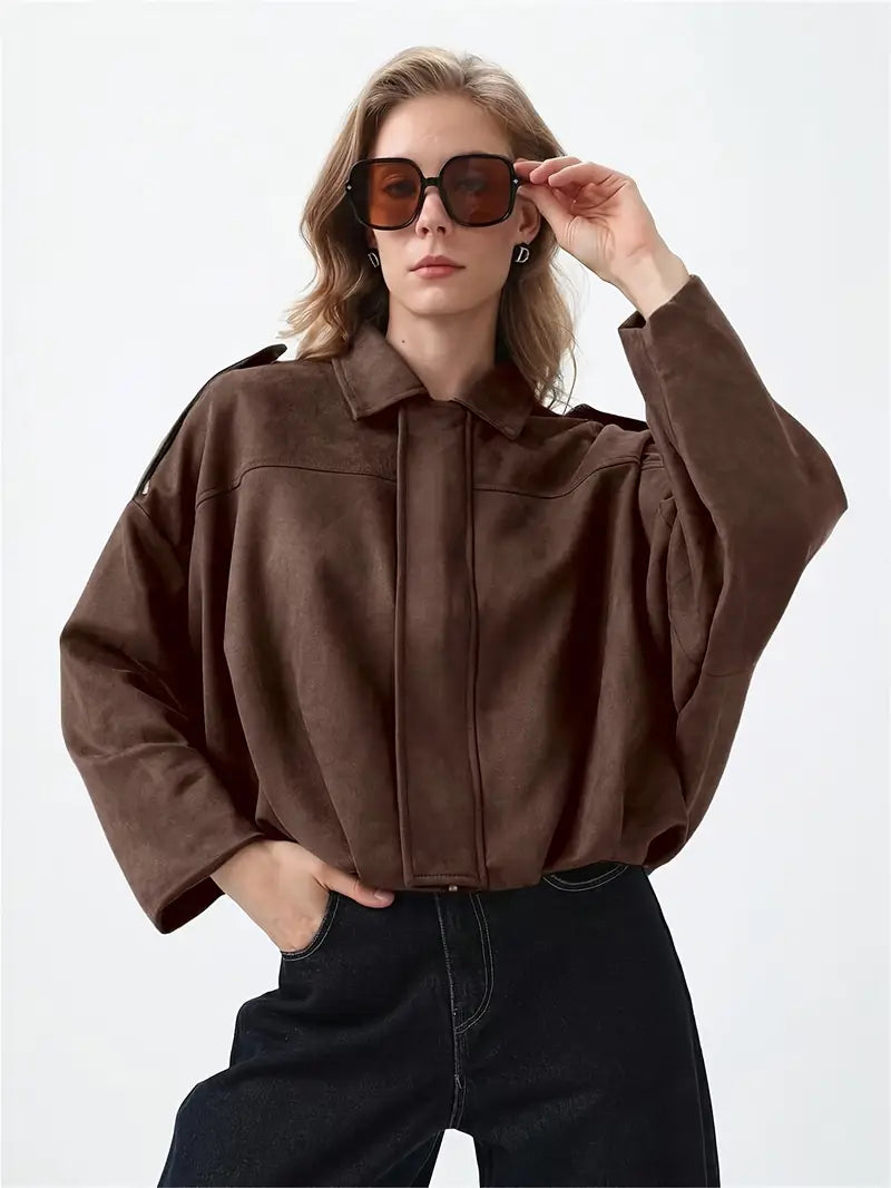 SUEDE BOMBER JACKET