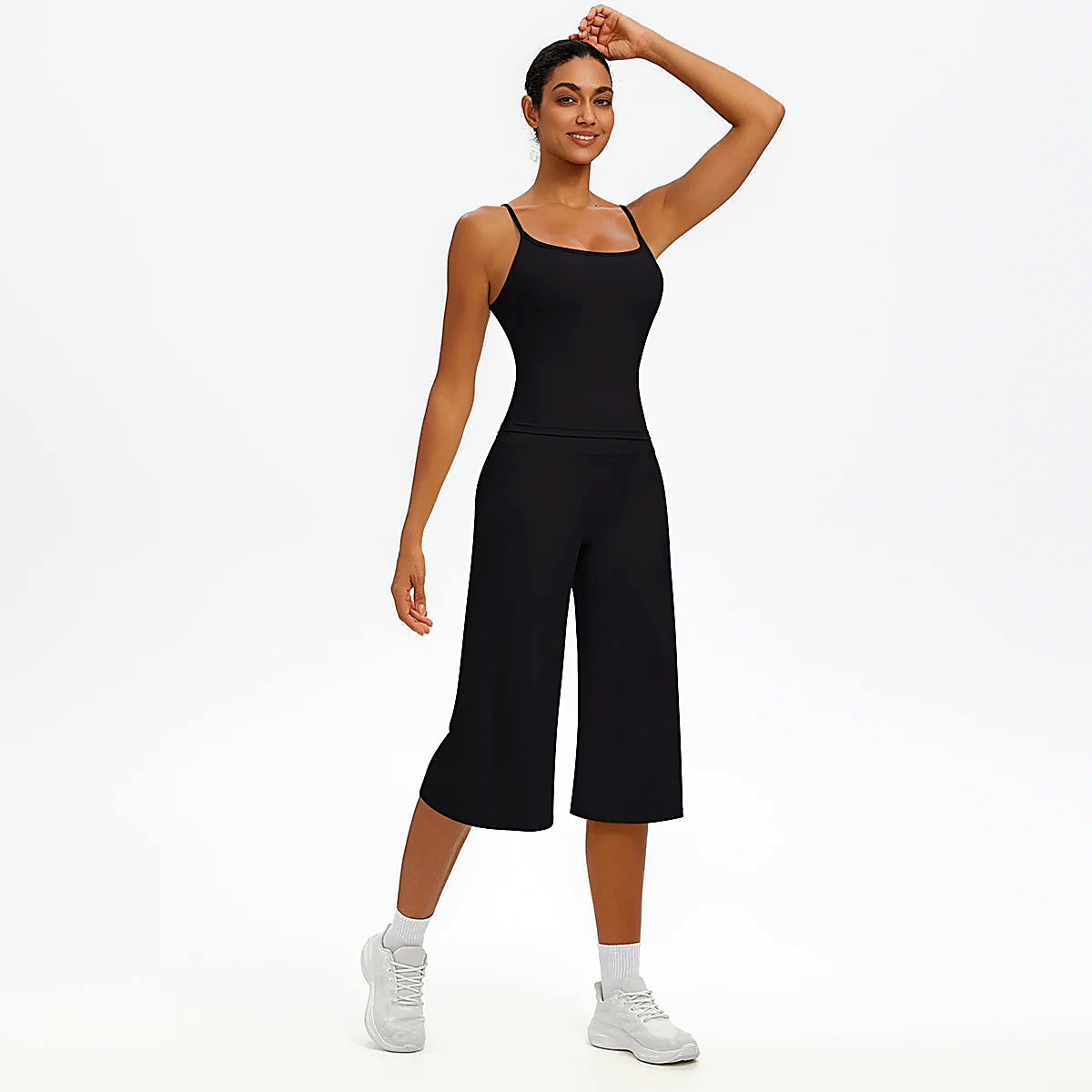 AMARI Luna Strappy Back Capri 2-Piece Set in Black | AMARI Sydney