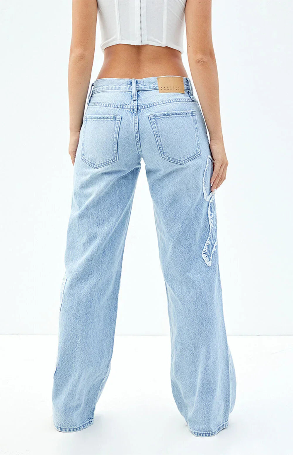 Lily Bow Tie Jeans | Amari Sydney