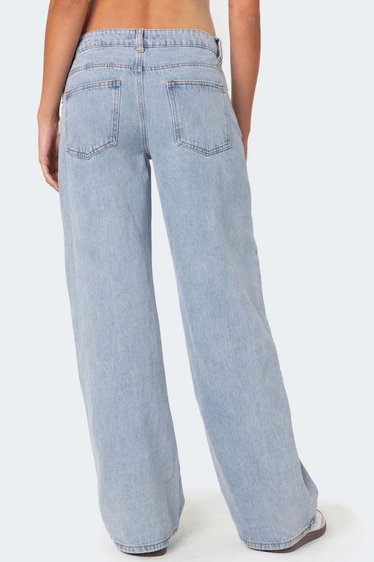 Raelynn Washed Low Rise Jeans | Amari Sydney