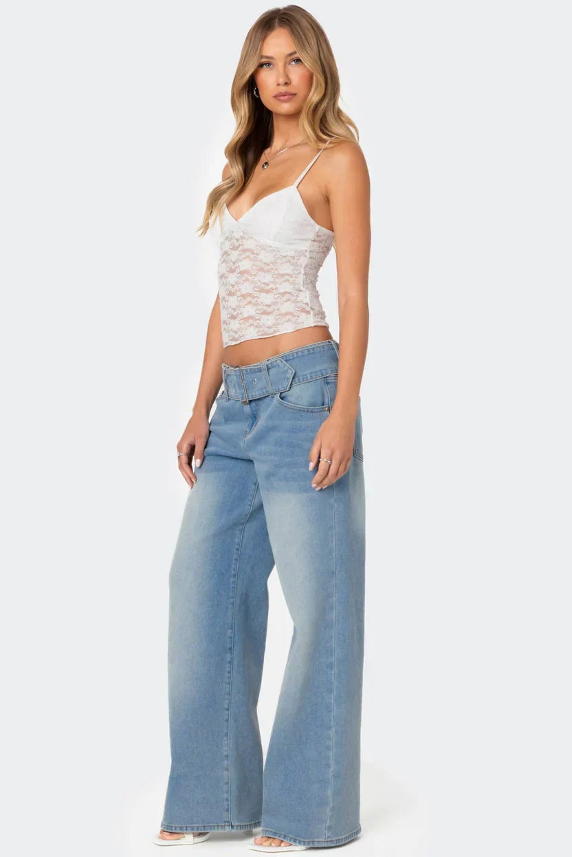 AZALEA SHEER LACE TOP | Amari Sydney