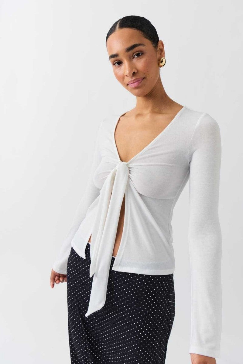JESSALYN KNOT TIE TOP | Amari Sydney