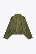 SUEDE BOMBER JACKET
