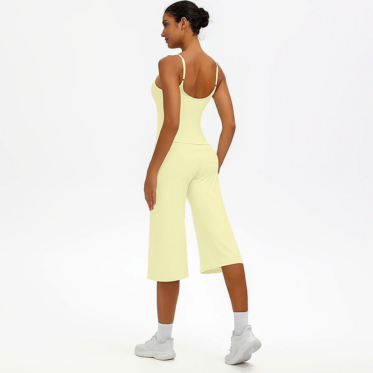 AMARI Luna Strappy Back Capri Set - Strappy Back Detail