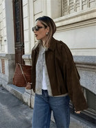 SUEDE BOMBER JACKET