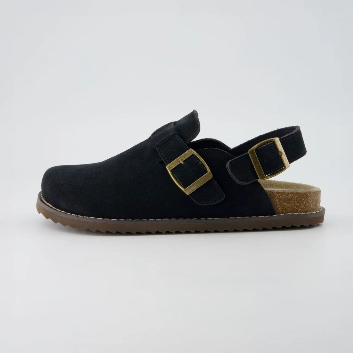 The Cabin Clogs in Black - Side Hero View | AMARI Sydney