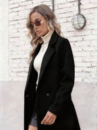 Women's Long Wool Blend  Coat