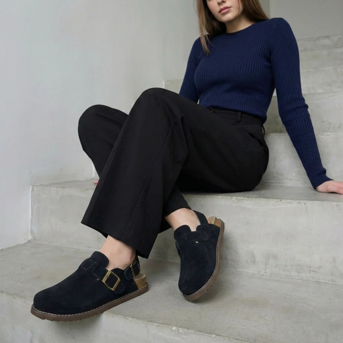 The Cabin Clogs in Black - On Foot Lifestyle | AMARI Sydney
