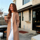 Women's Long Wool Blend  Coat