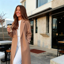 Women's Long Wool Blend  Coat