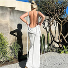 Women's Elegant Ruched Maxi Dress