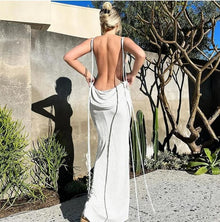 Women's Elegant Ruched Maxi Dress