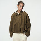 SUEDE BOMBER JACKET
