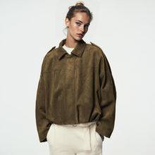 SUEDE BOMBER JACKET