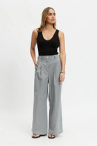 Mya Reversible Ribbed Knit Tank - Black
