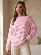 Striped Slouchy Top