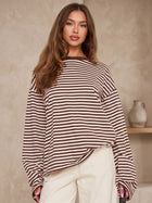 Striped Slouchy Top