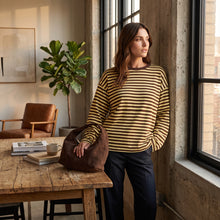 Striped Slouchy Top