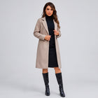 Women's Long Wool Blend  Coat