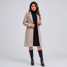 Women's Long Wool Blend  Coat