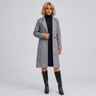 Women's Long Wool Blend  Coat