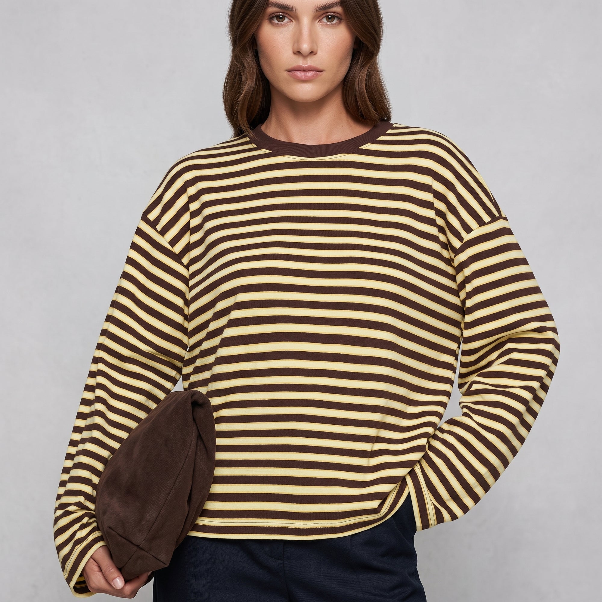 Striped Slouchy Top