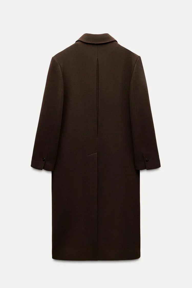 BROWN BLAZER COAT