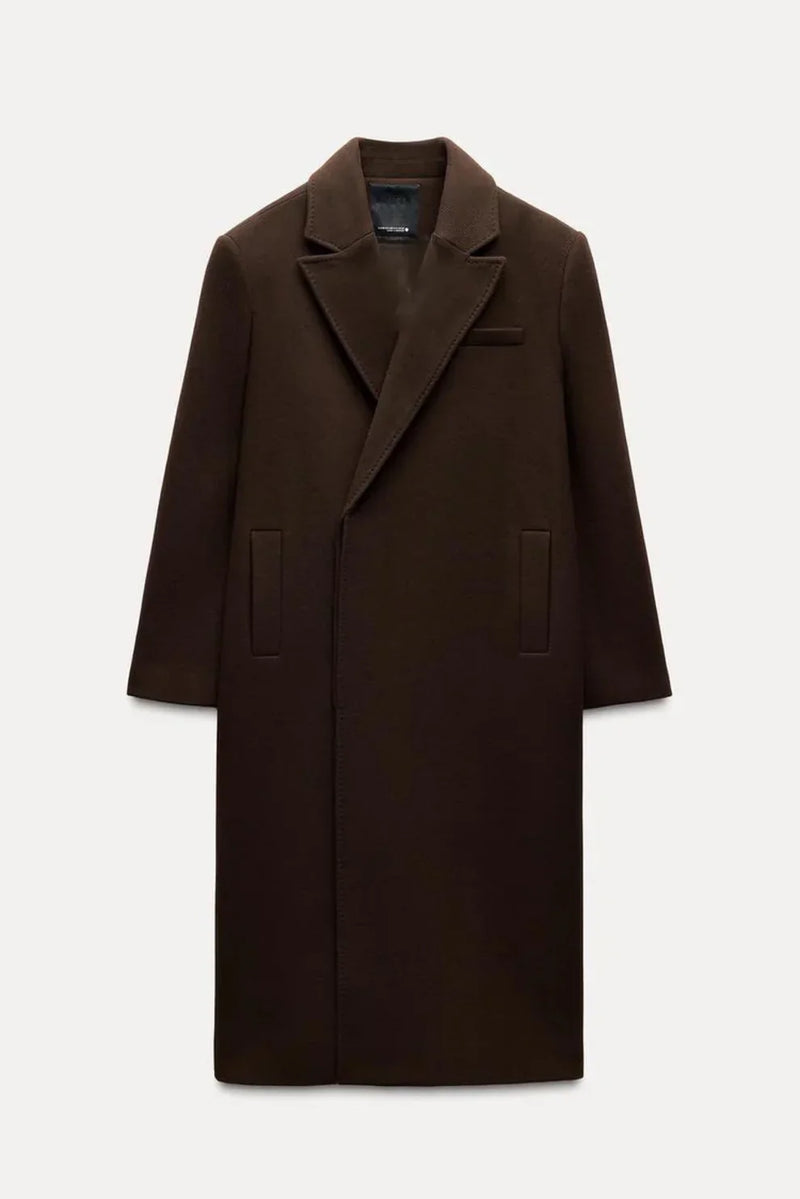 BROWN BLAZER COAT