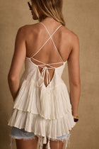 Lainey Ivory Babydoll Top