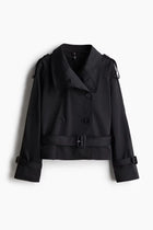 BUTTONED TRENCH COAT