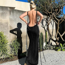 Women's Elegant Ruched Maxi Dress