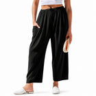 Breezy Linen Wide-Leg Pants