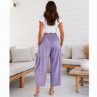 Breezy Linen Wide-Leg Pants