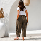 Breezy Linen Wide-Leg Pants