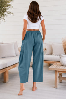 Breezy Linen Wide-Leg Pants