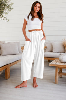 Breezy Linen Wide-Leg Pants