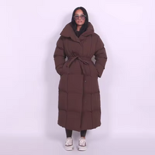 Women's Hooded Long Puffer Coat