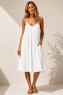 Open-Back Slip Dress (Short Version)