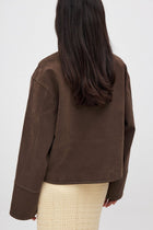 SUEDE ZIP JACKET