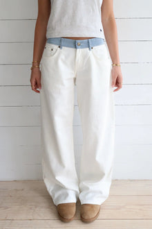 Milly Striped Relaxed Jeans | Amari Sydney