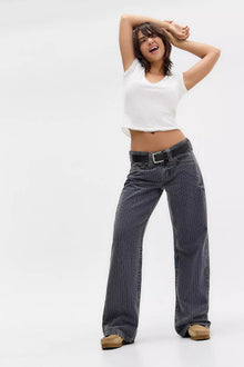 Emma Pinstripe Jeans | Amari Sydney