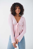 JESSALYN KNOT TIE TOP | Amari Sydney