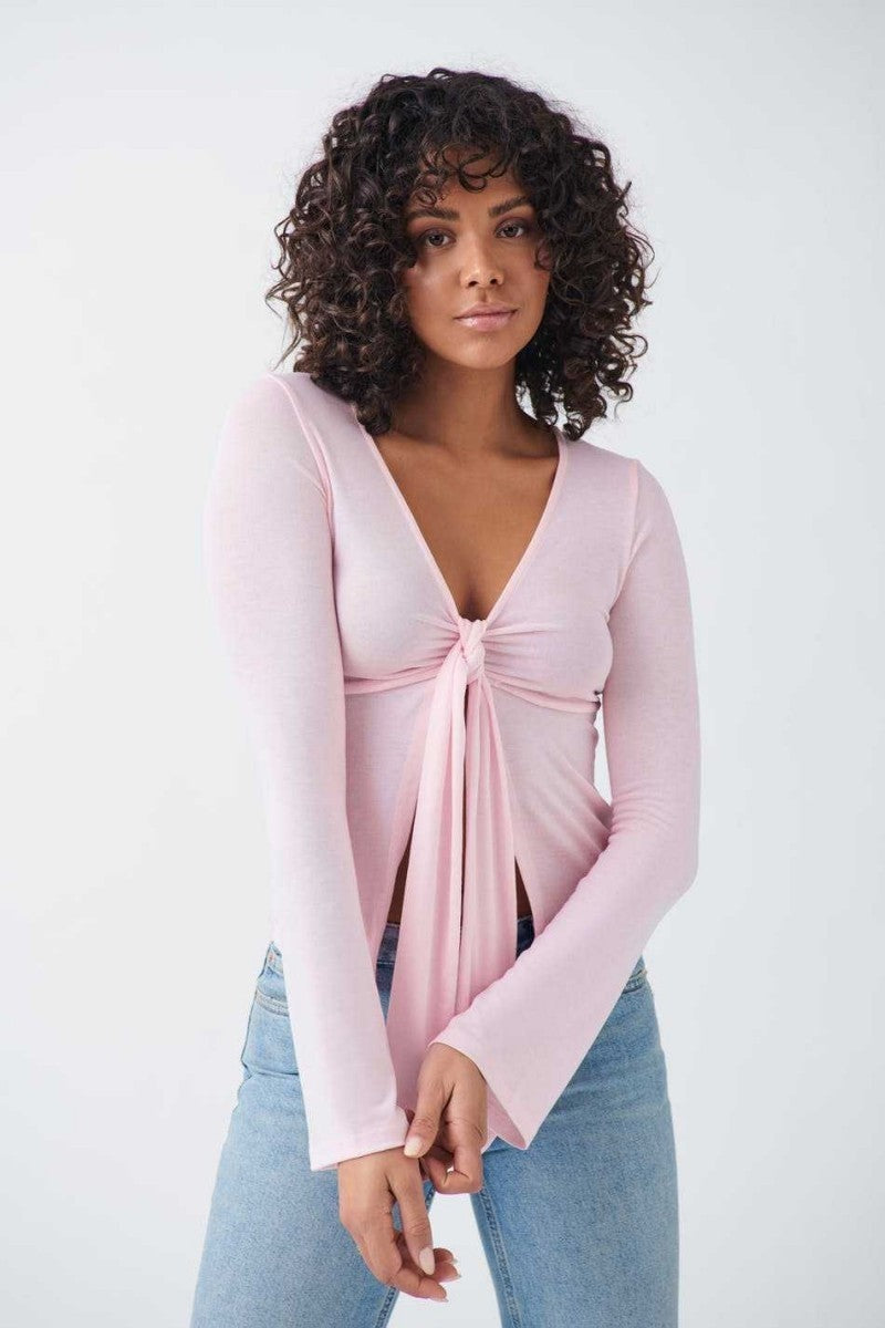 JESSALYN KNOT TIE TOP | Amari Sydney