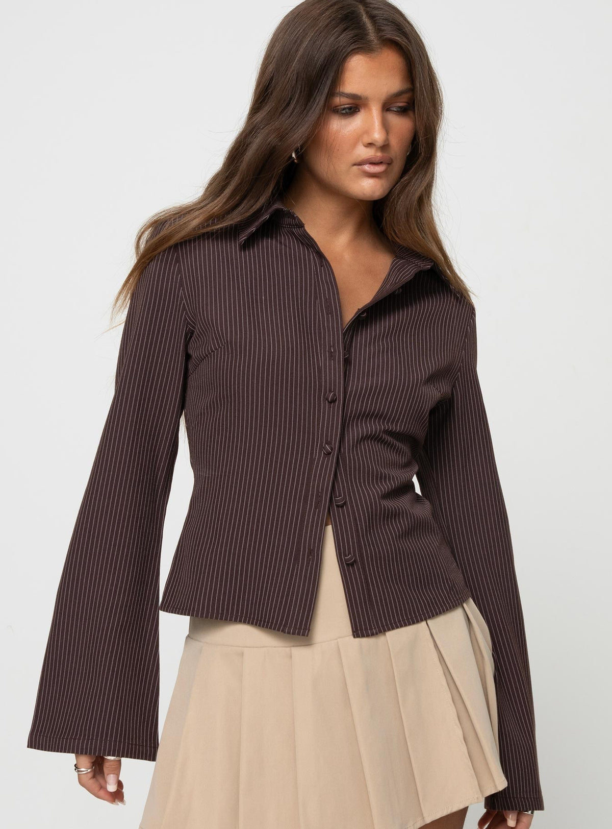 JESS PINSTRIPE BLOUSE | Amari Sydney