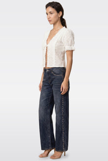 CLEMENTINE LACE TIE TOP | Amari Sydney