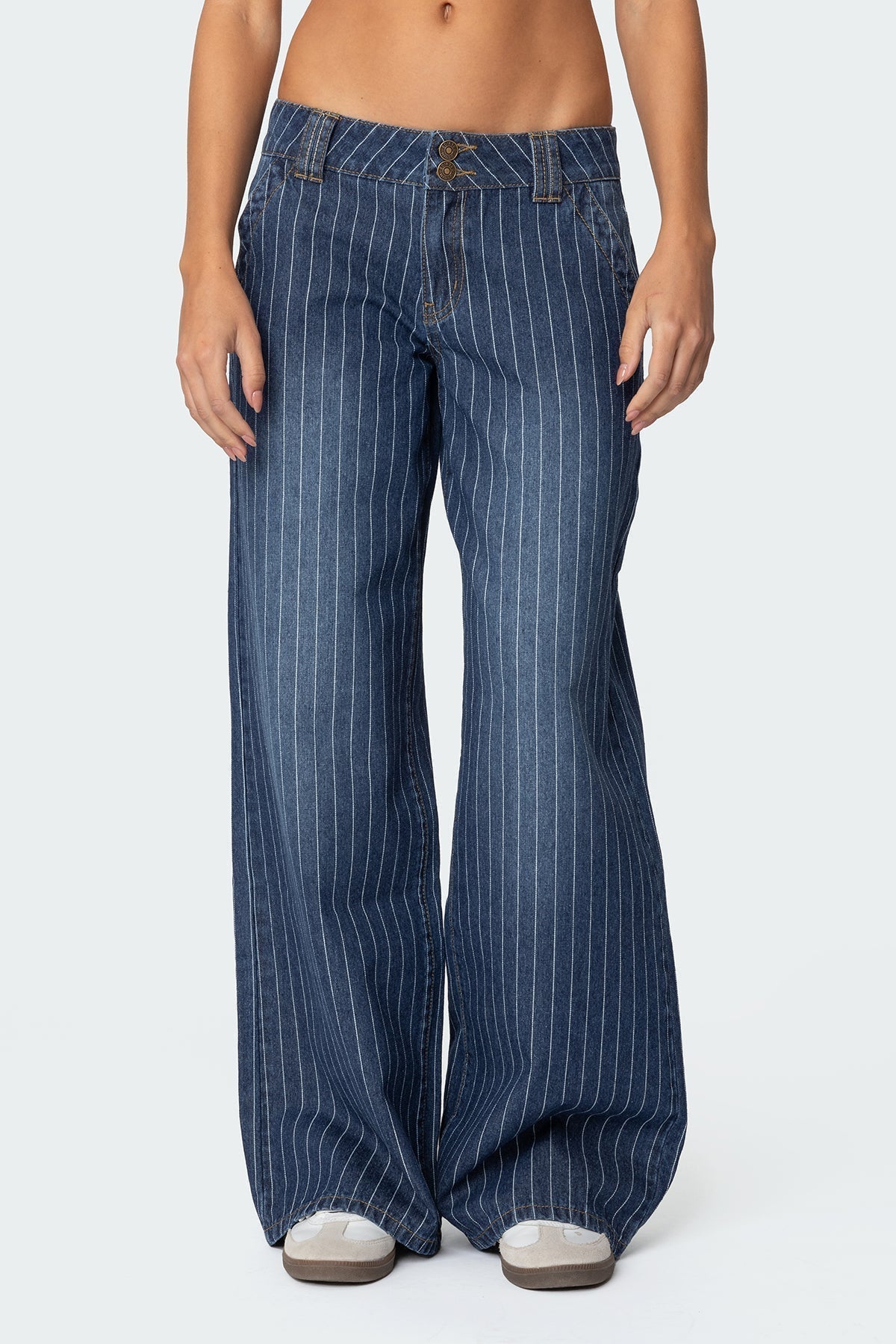 Angel Striped Low Rise Jeans | Amari Sydney