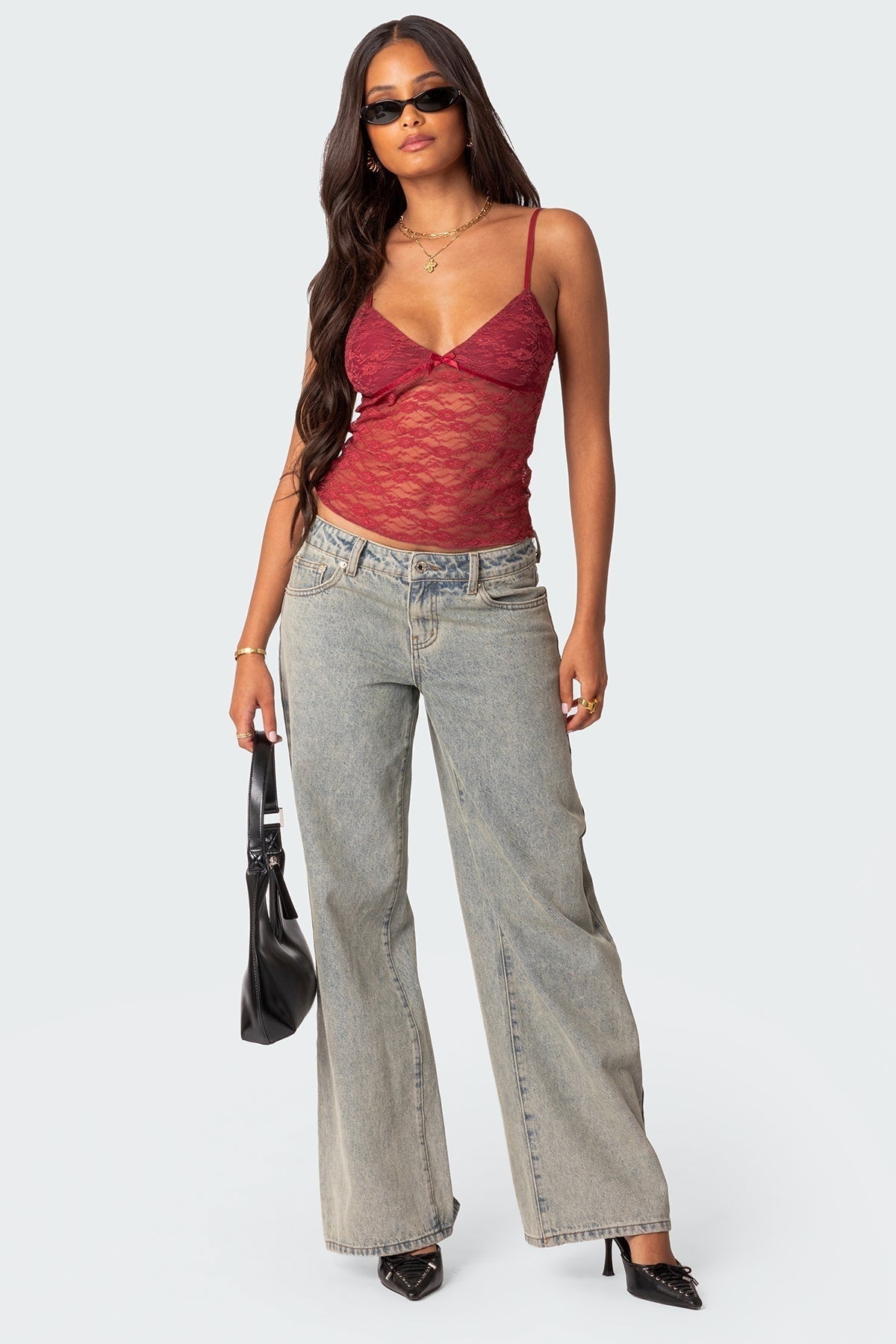 AZALEA SHEER LACE TOP | Amari Sydney